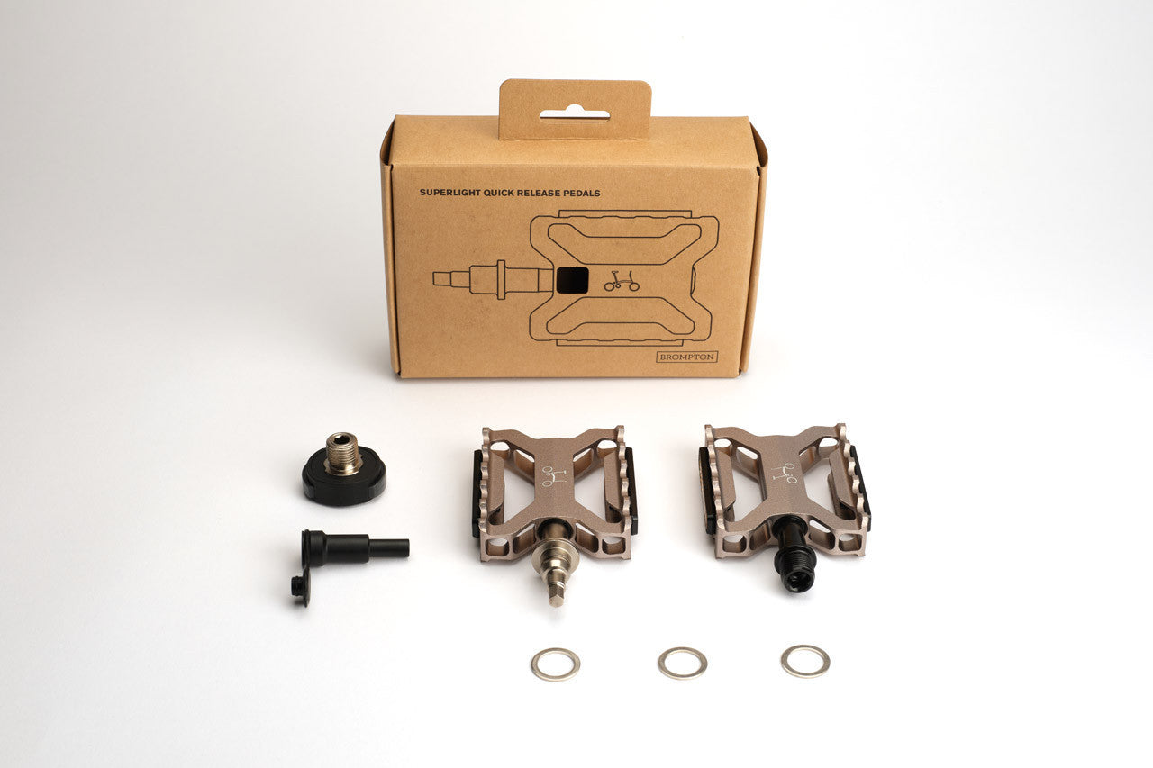BROMPTON SUPERLIGHT QR PEDALS – CYCLEWAYS